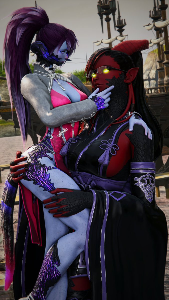 TFonefi's tweet photo. I love when you carry me, my darling. ♡♡

#GPOSERS #ffxivsnaps #EorzeaPhotos https://t.co/6NejDWmao0