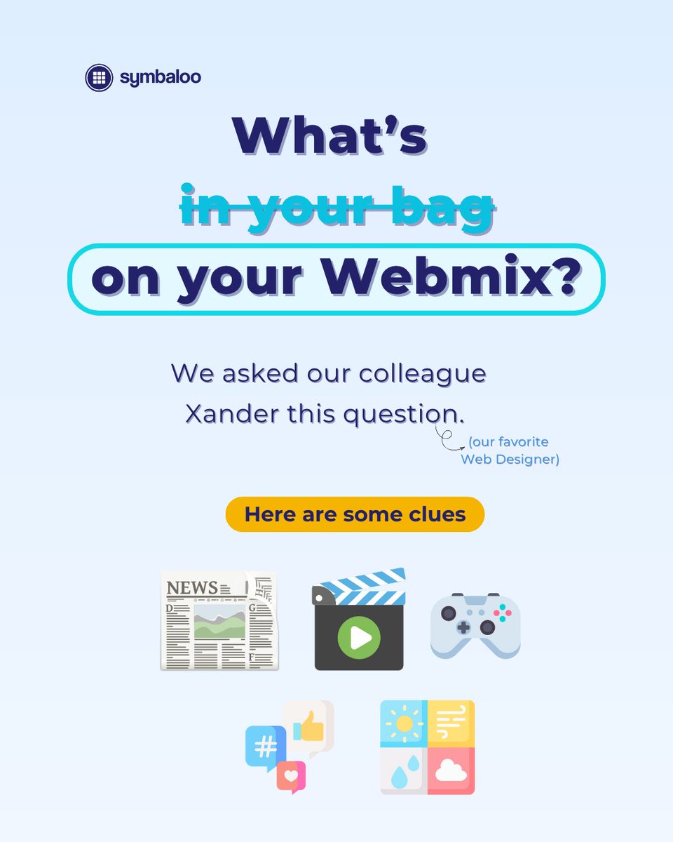Symbaloo's tweet image. What’s on Your Webmix? | Symbaloo Team Edition ✨

Discover the must-have tiles our team uses every day, from productivity boosters to hidden gems💡This week: Xander&apos;s go-to Webmix ➜  zurl.co/7OjMO 🔗

Share with us which tiles you can&apos;t live without 👇

#edtech #tools