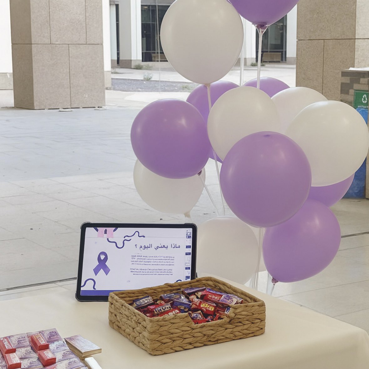 DPT_Layan's tweet photo. من ضمن مشاركتنا في اليوم العالمي للخدّج 💜 بهدف نشر الوعي حول أهمية العناية بالأطفال الخُدّج ودعم أسرهم و تسليط الضوء على دور العلاج الطبيعي في رعاية هذه الفئة 👩🍼👼🏻
#WorldPrematurityDay https://t.co/GQC2nPbyla
