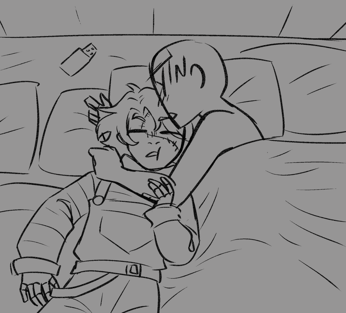 We're still on the sick version of y/n. It took me a long time to