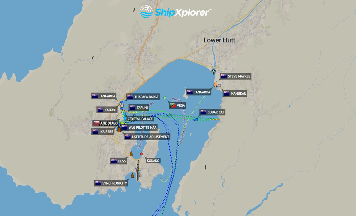 ShipXplorer's tweet image. 🌊🚢 Wellington Harbour is busy today! Kia Ora, Aotearoa! 🇳🇿

See every ship arriving and departing in real time at ShipXplorer.com

#ShipXplorer #VesselTracking #PortTraffic #WellingtonHarbour #NZMaritime
