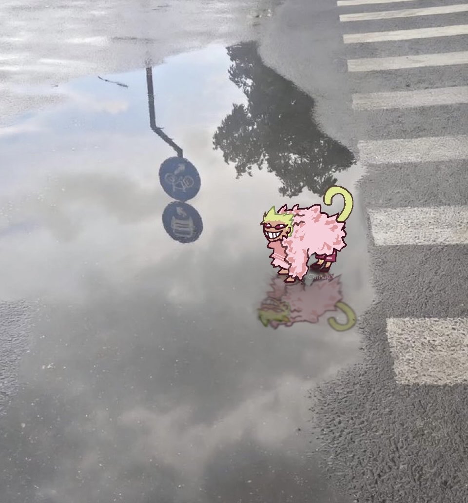 Huggy_W's tweet image. -se encontró un gato particular