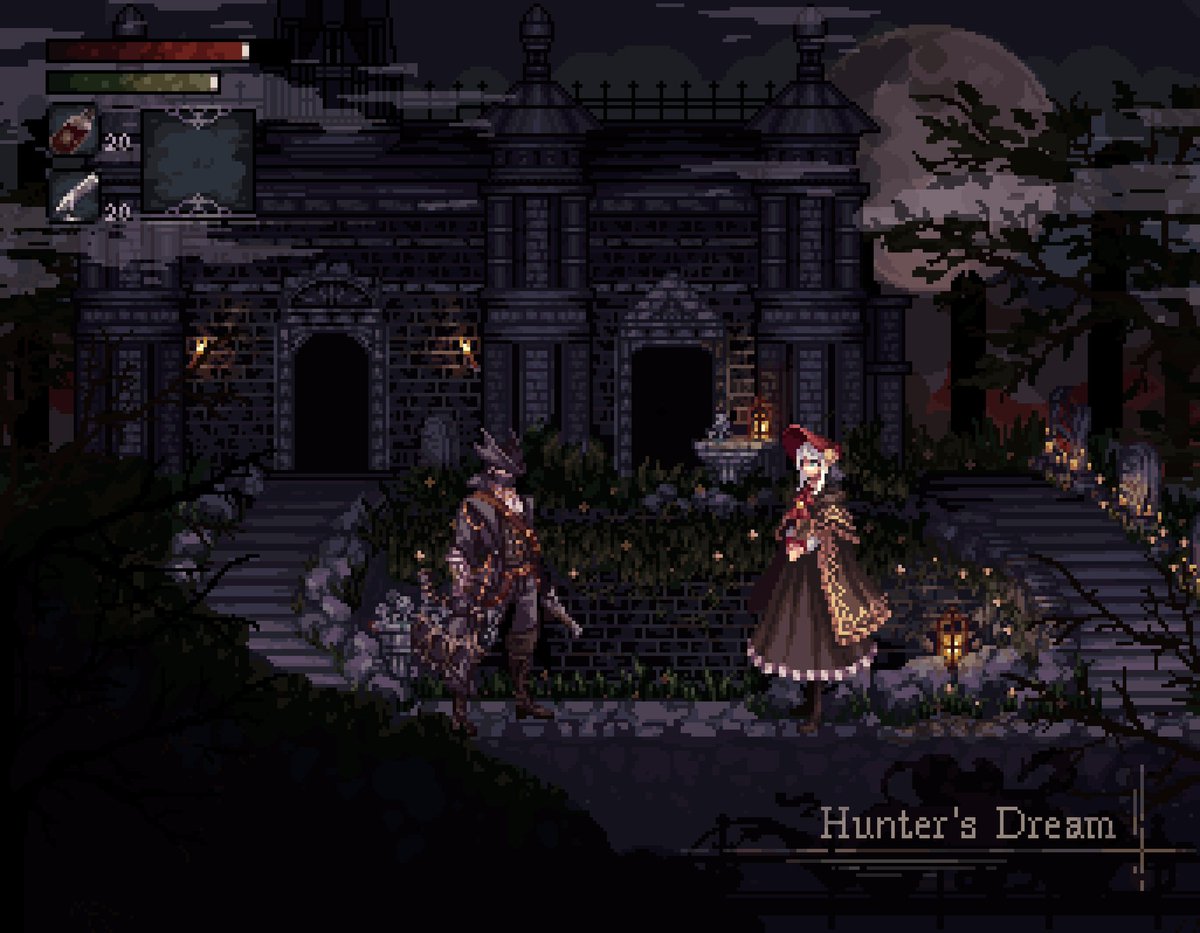 VideoArtGame's tweet photo. Pixel art | Bloodborne

Artist: @msb_888 https://t.co/YJIIP3Y7dW