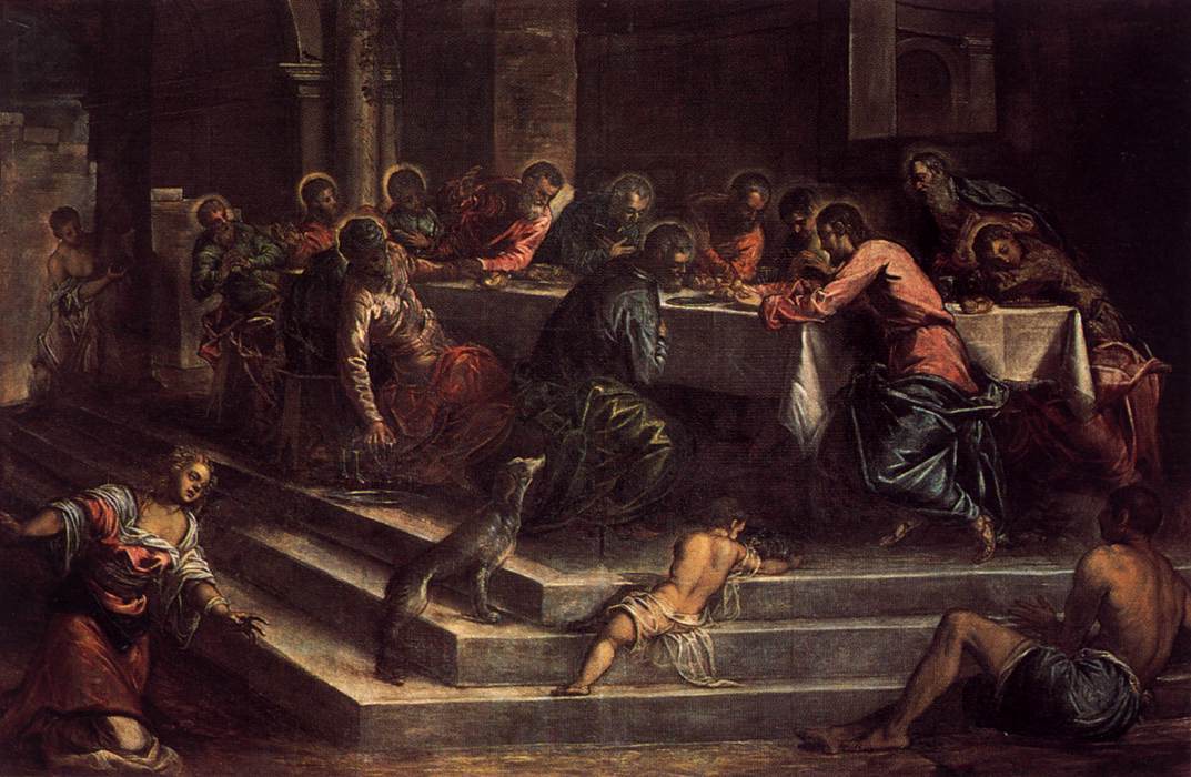 The Last Supper #artbots #tintoretto