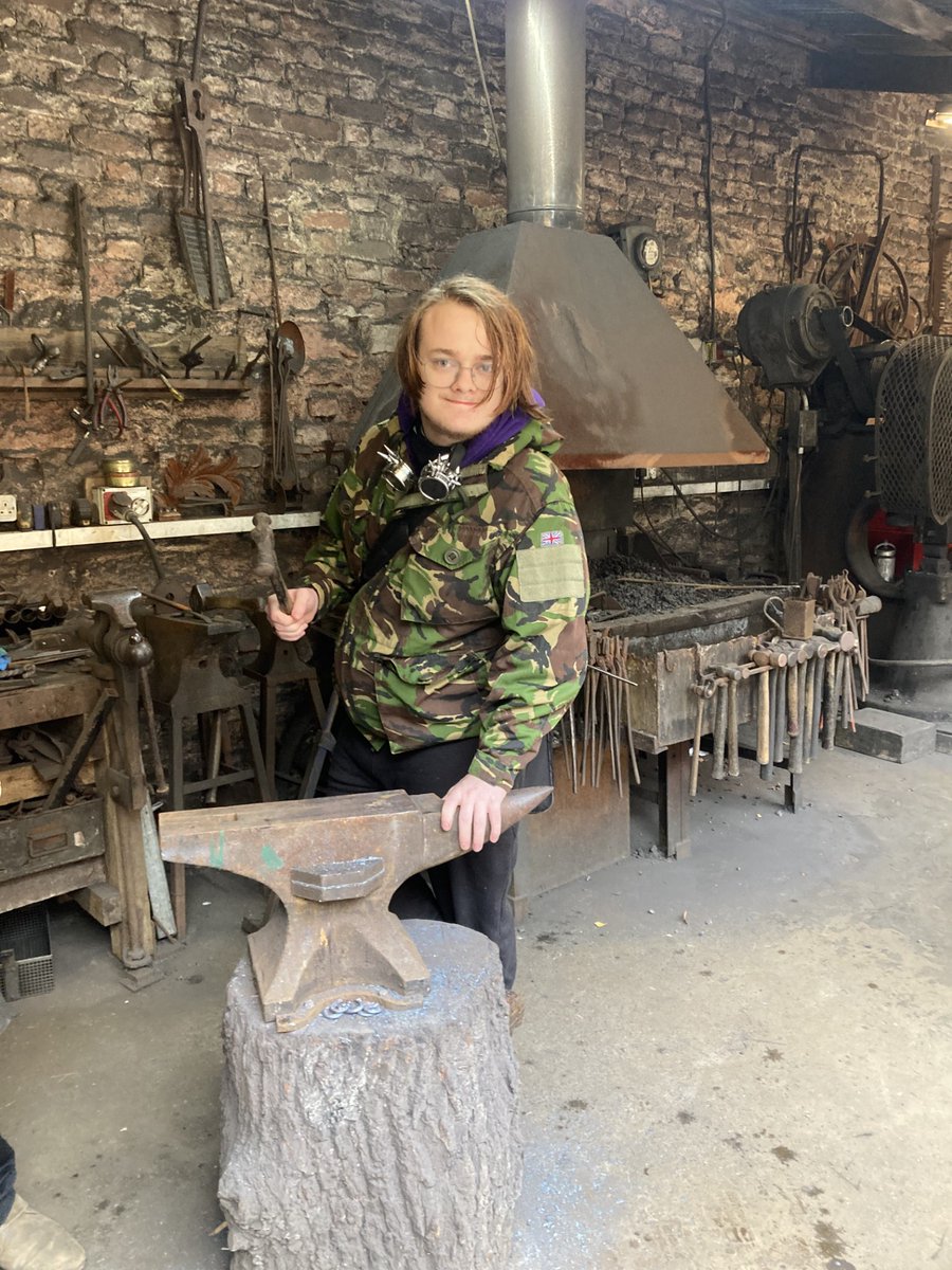 eatthatfrogcic's tweet image. Alex found his future career on a trip to Torbay. After visiting a blacksmiths workshop, he began a Supported Internship in #Plymouth and has already made his first set of tongs. His confidence is growing every day. A brilliant start.

#SupportedInternships #EatThatFrogCIC