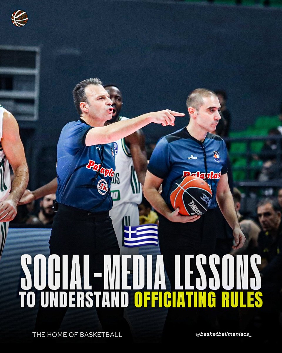 bballmaniacs_'s tweet image. In Greece, preparations are underway to launch social-media courses aimed at educating basketball fans on officiating rules👀🇬🇷

In collaboration with the Hellenic Basketball Federation (EOK) and using platforms such as YouTube, TikTok, and Instagram, it will showcase highlights…