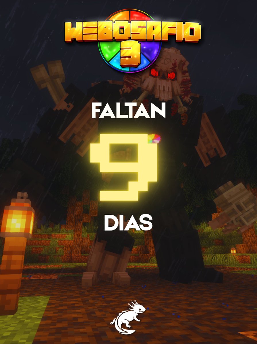 en 9 dias, el se encargará de hacerlos sufrir todo el tiempo

#WeboSafio