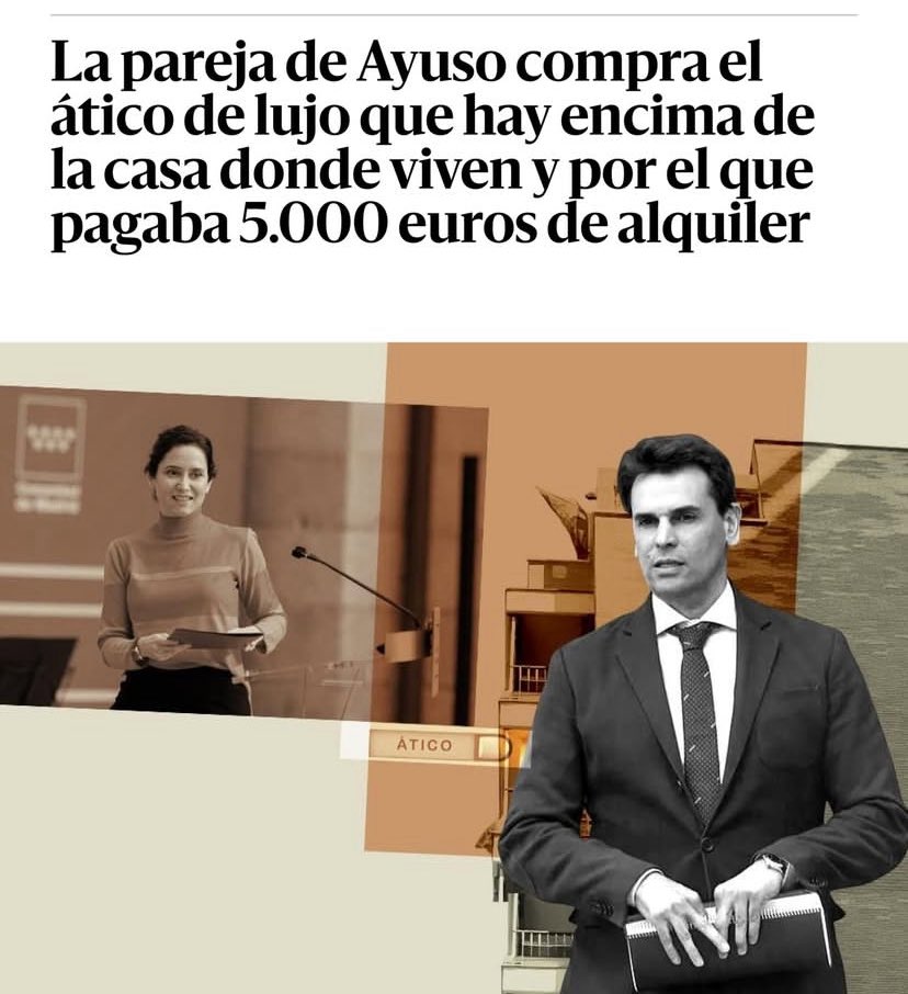 MadridDecadente's tweet image. 📌 Los Duques de Chamberi 

Hace dos semanas no sabía si suicidarse o irse de España porque el gobierno socialcomunista le había arruinado la vida

En estos dos años de ruina mediática lleva ya comprados dos pisos de lujo y un Maserati el prenda…

Nos mean en la cara