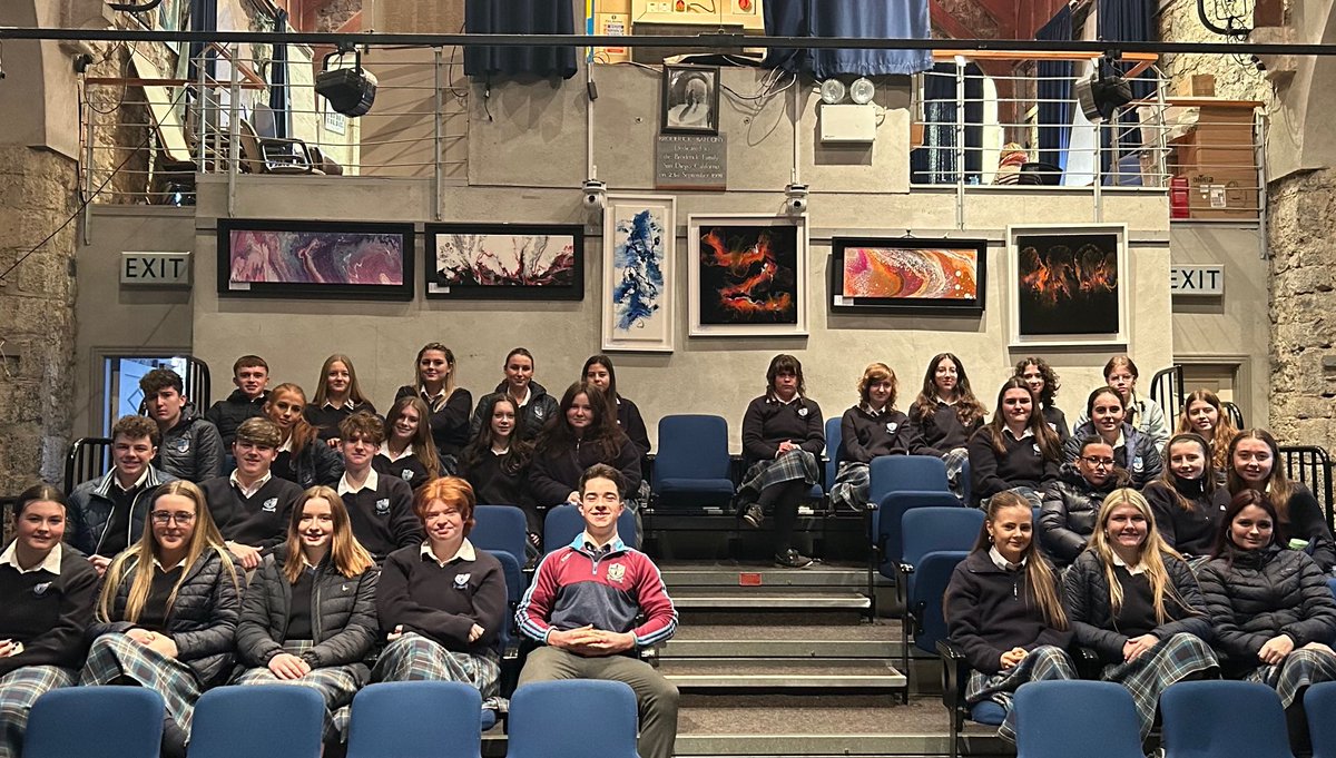 French Cinema Trip:Aujourd’hui nos étudiants français en 5ème et 6ème année sont allés au St John’s Théâtre à Listowel pour voir le film français “en Fanfare” 🇫🇷 #thinklanguagesweek #LCETB