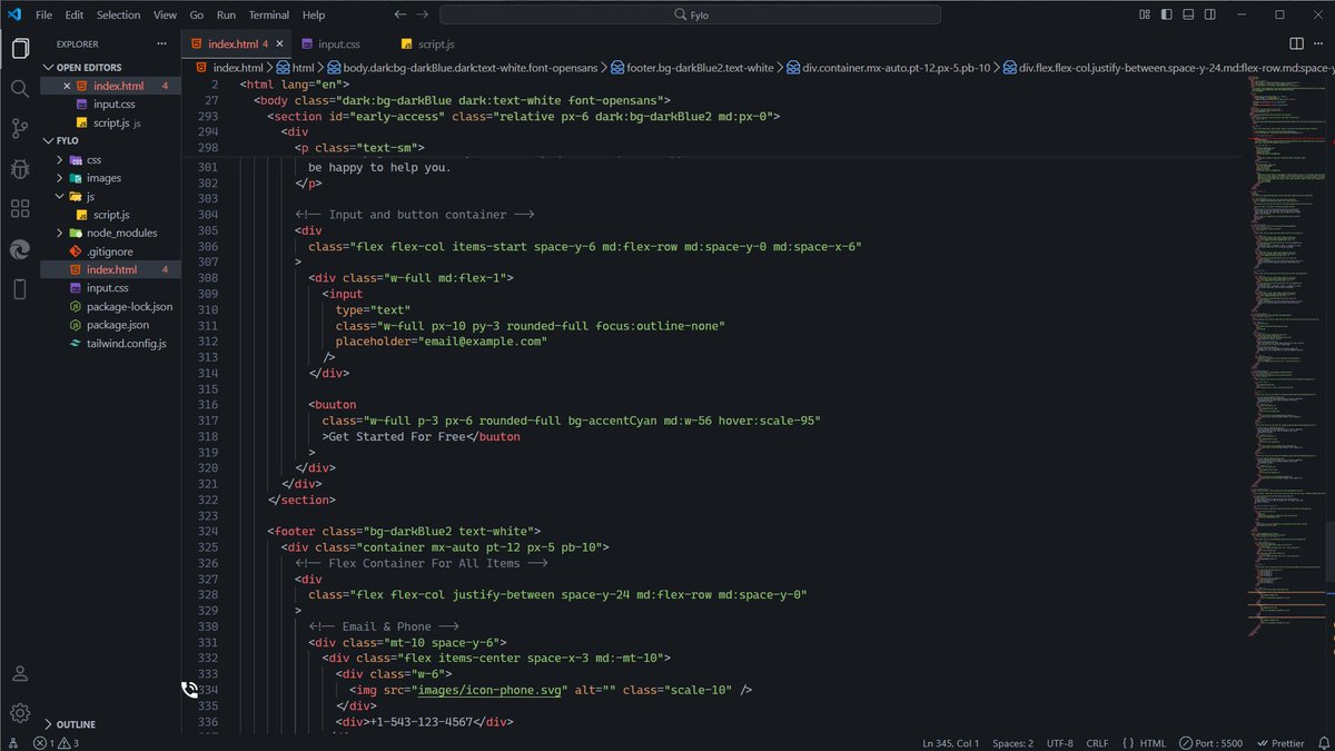 donfttp's tweet image. #Day55
Still working with Tailwind,
learned how to implement dark mode in a real project and also wrapped up @traversymedia course.
#100DaysOfCode #TailwindCSS