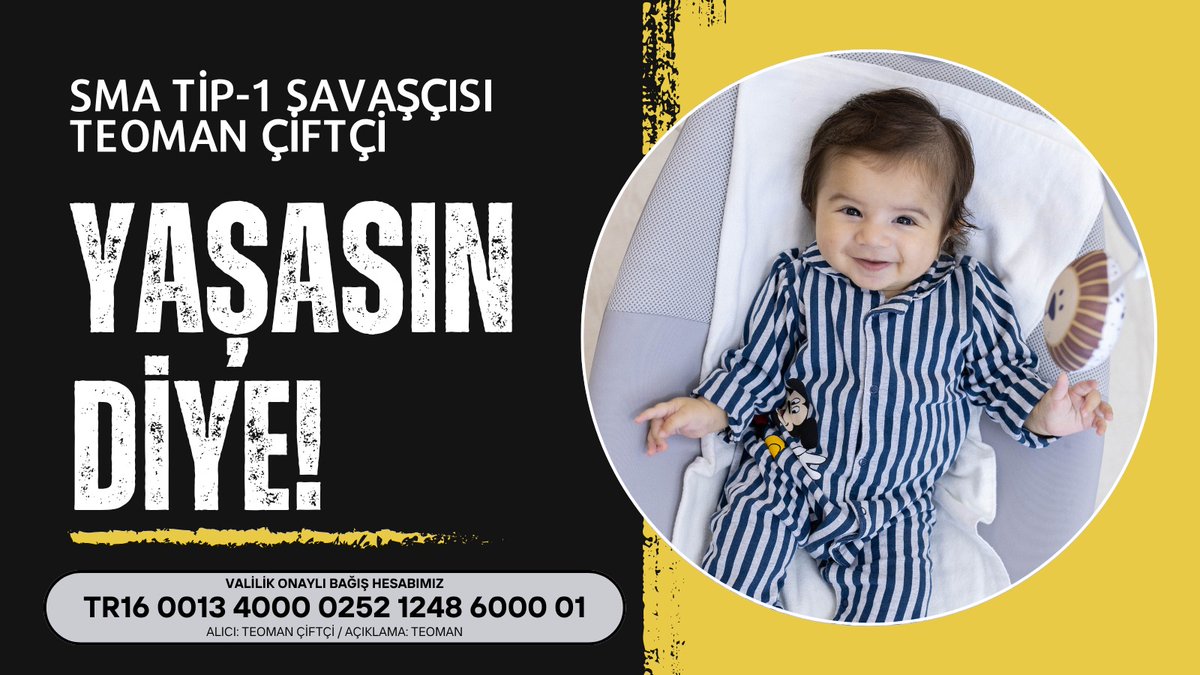 Teoman için görenler bir destek twiti atabilir mi
#KartanesiOl diye
Bu bebeği Sma ya kurban etmeyelim