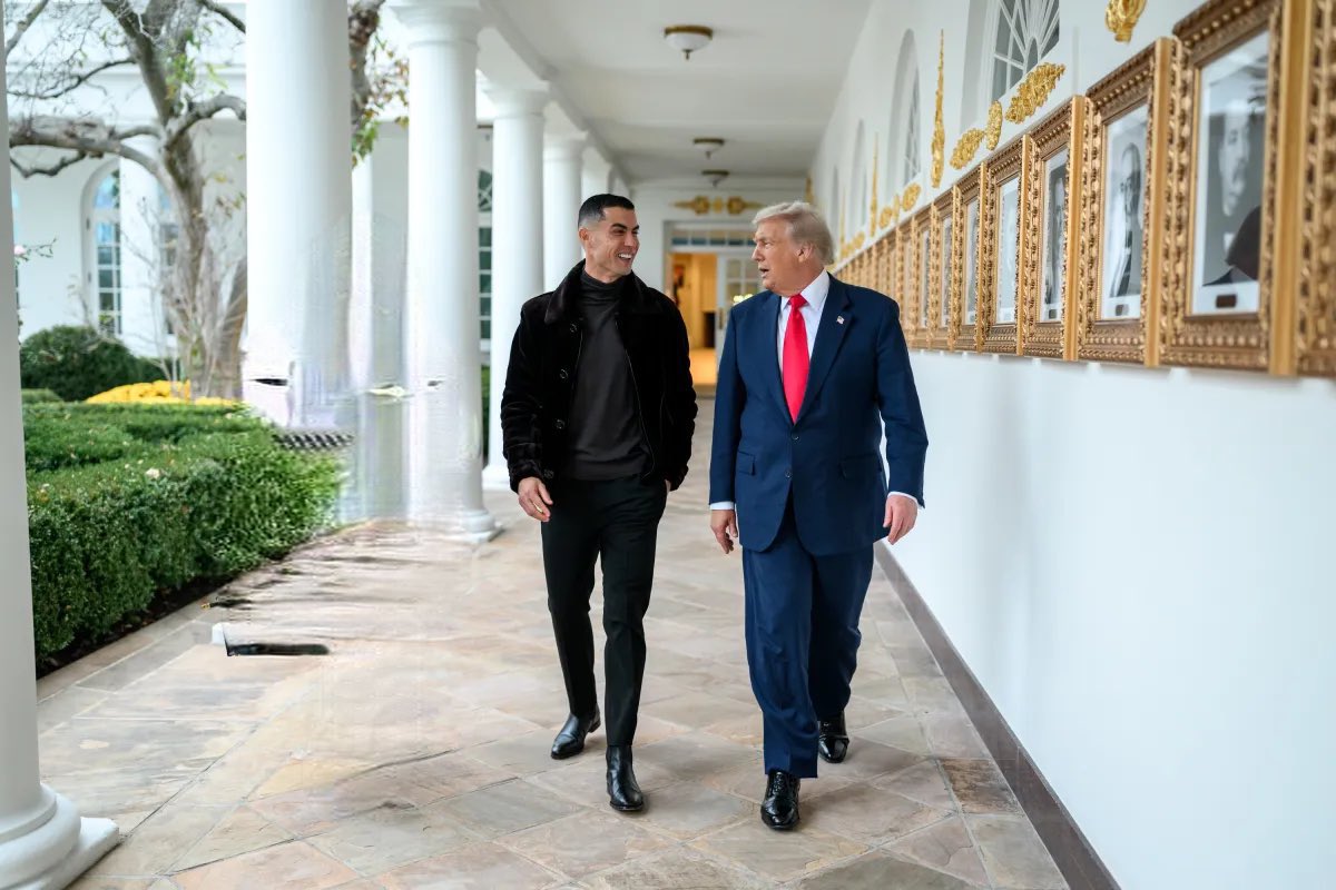 📍🇺🇸 President Trump &amp; Cristiano Ronaldo.