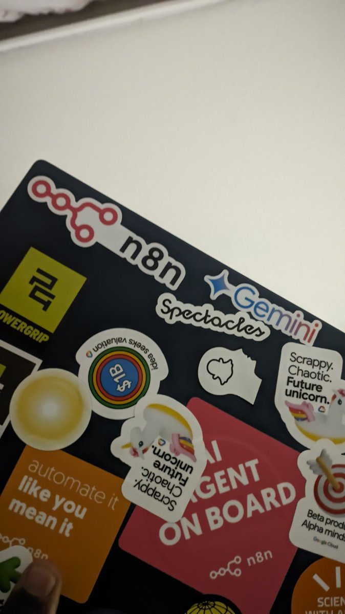 More <a href="/n8n_io/">n8n.io</a> stickers from the Hack Junction Hackathon.