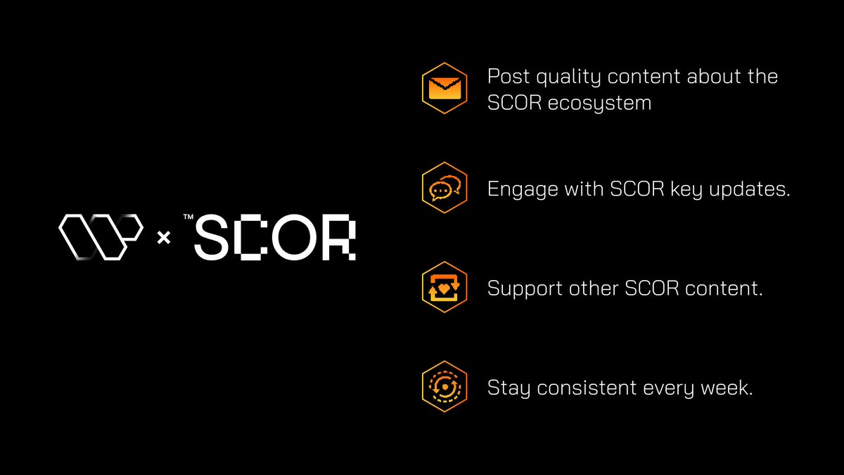 SCORProtocol's tweet image. Maximizing your Quacks this week:

&amp;gt; Focus on quality. One high-quality post is better than spamming low-effort ones
&amp;gt; Use visuals or clips tied to SCOR’s ecosystem
&amp;gt; Interact with other creators in the campaign to support the mission
&amp;gt; Be consistent with accurate content

Every…