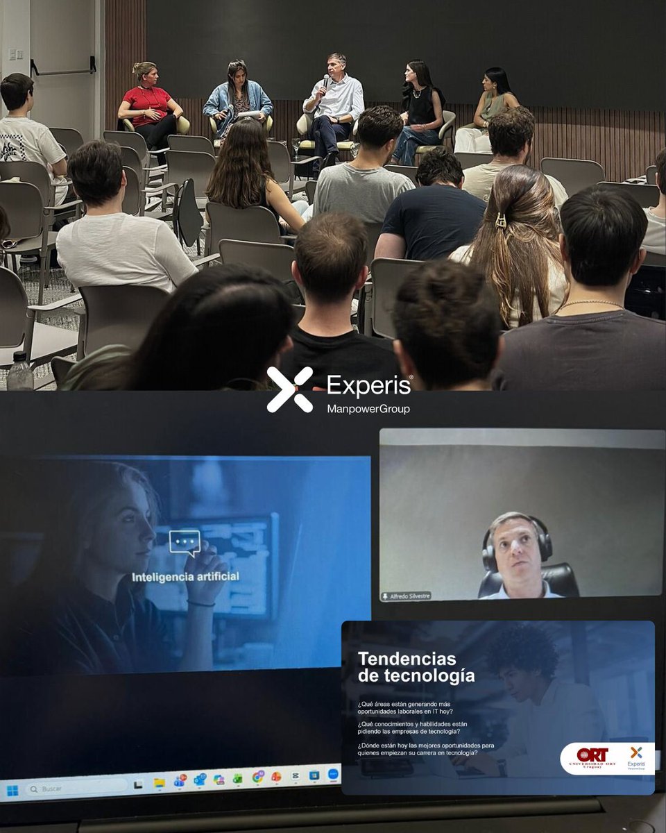 Esta semana, nuestro manager Alfredo Silvestre estuvo compartiendo su experiencia en <a href="/UCUoficial/">Universidad Católica</a> y en <a href="/UniversidadORT/">Universidad ORT Uruguay</a>.

¡Muchas gracias quienes participaron en estos espacios!

#ExperisUY #TalentoIT #FuturoDelTrabajo