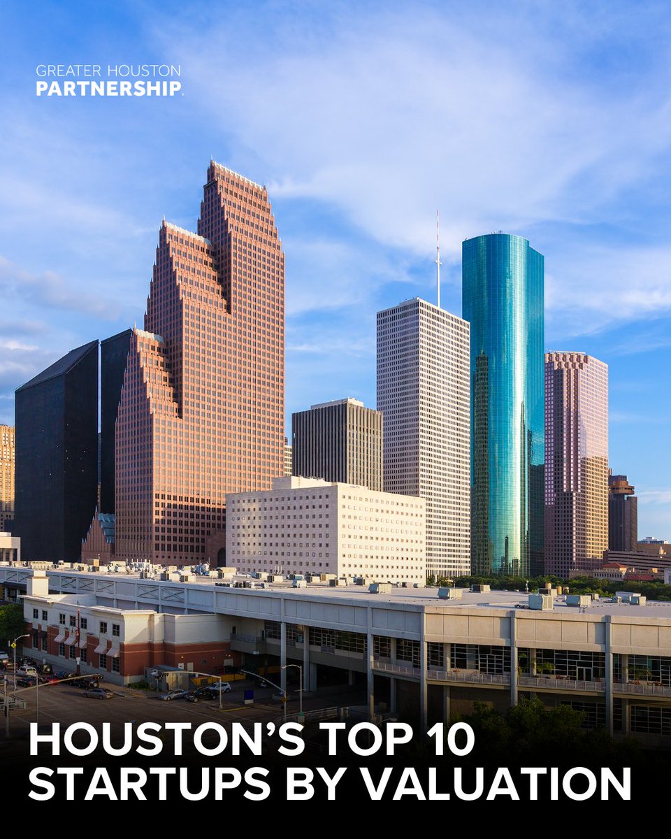 GHPartnership's tweet image. Houston isn’t just a corporate powerhouse; it’s a fast-growing startup city. 

With 26 Fortune 500 HQs and more than 1,300 emerging companies, Houston is becoming a launchpad for the next generation of innovators.

⭐View the top startups driving the region&apos;s growth:…