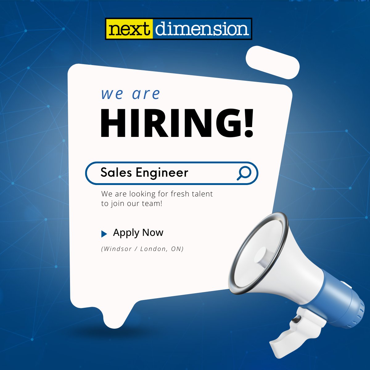 📢 Now Hiring: Sales Engineer

Work with our Sales team to identify client needs, design impactful IT solutions, and ensure alignment with security and service standards. Help shape smart, scalable infrastructures. Learn more in the link below.

hubs.ly/Q03V3jHG0