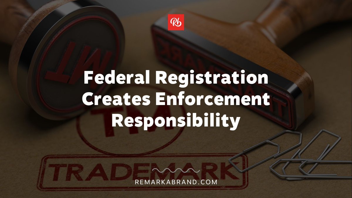remarkabrand's tweet image. Register your trademark? You must defend it consistently. Quarterly monitoring + cease and desist letters when needed. Time: 2-3 hours per quarter. Benefit: nationwide legal protection for your differentiation.

resoundcreative.com/trademarks-101 

#TrademarkProtection #BrandEnforcement