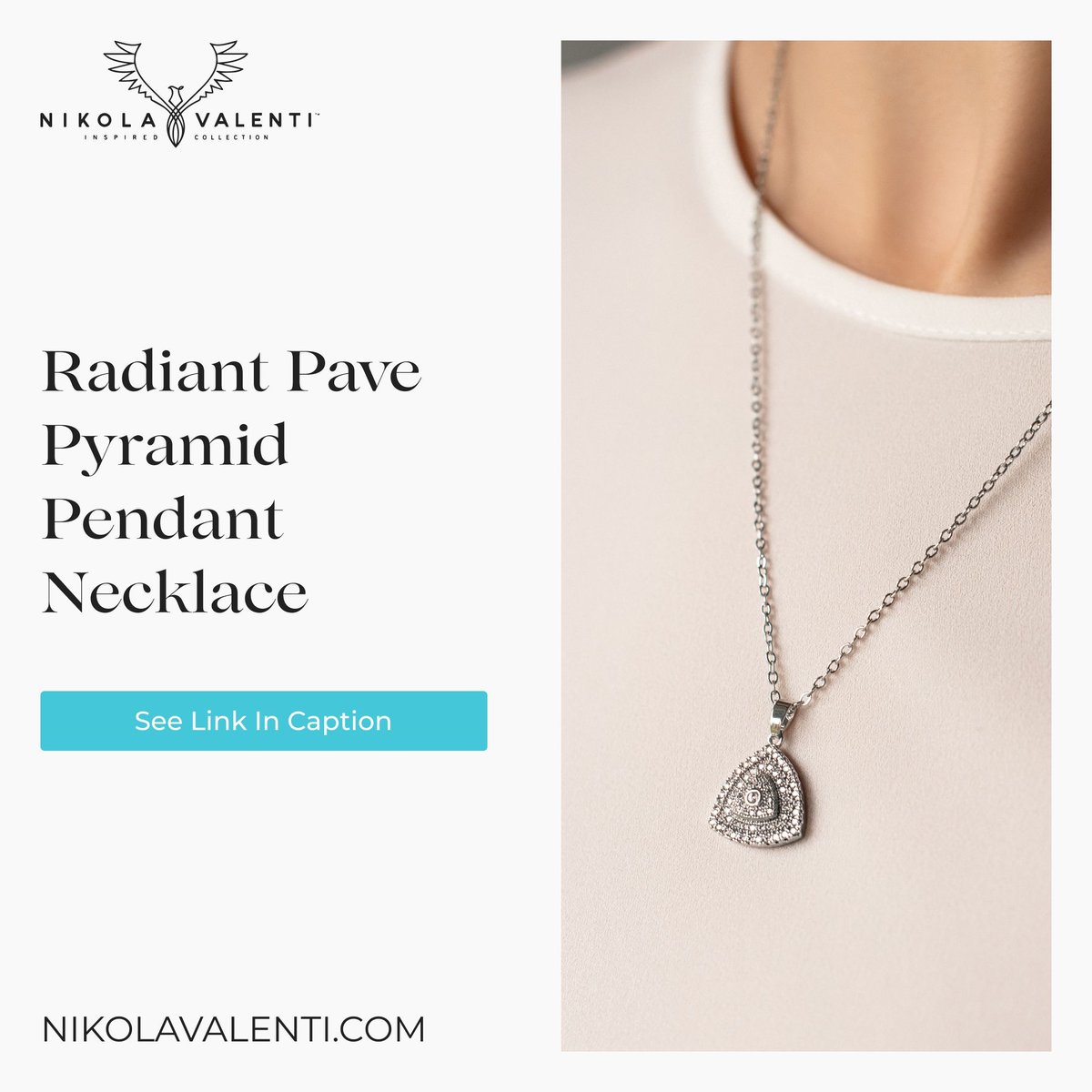 nikola_valenti's tweet image. Bold, geometric, and undeniably radiant: the Pave Pyramid Pendant brings luxury to every look. Whether it’s boardroom glam or date-night shine, this piece makes a statement.

Claim yours now → tinyurl.com/pavenecklace

#FreeJewelry #LuxuryStyle #NikolaValenti #JewelryOfTheDay