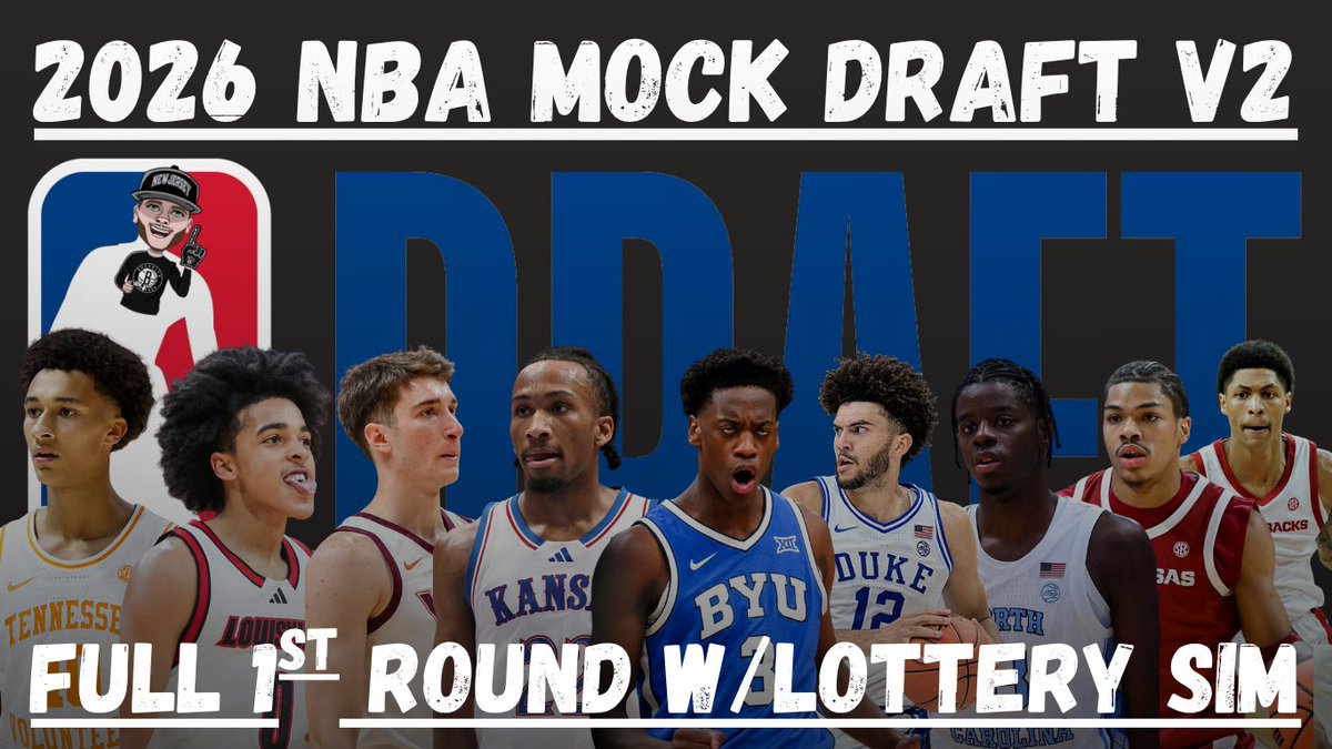 🚨2026 NBA MOCK DRAFT V2🚨

Tap the link below to view the FULL first round mock draft.

Trades, Shocking Risers and Fallers PLUS Full Descriptions on Prospects!

#NBADRAFT #NetsWorld #2026NBADRAFT 

open.substack.com/pub/netspress/…