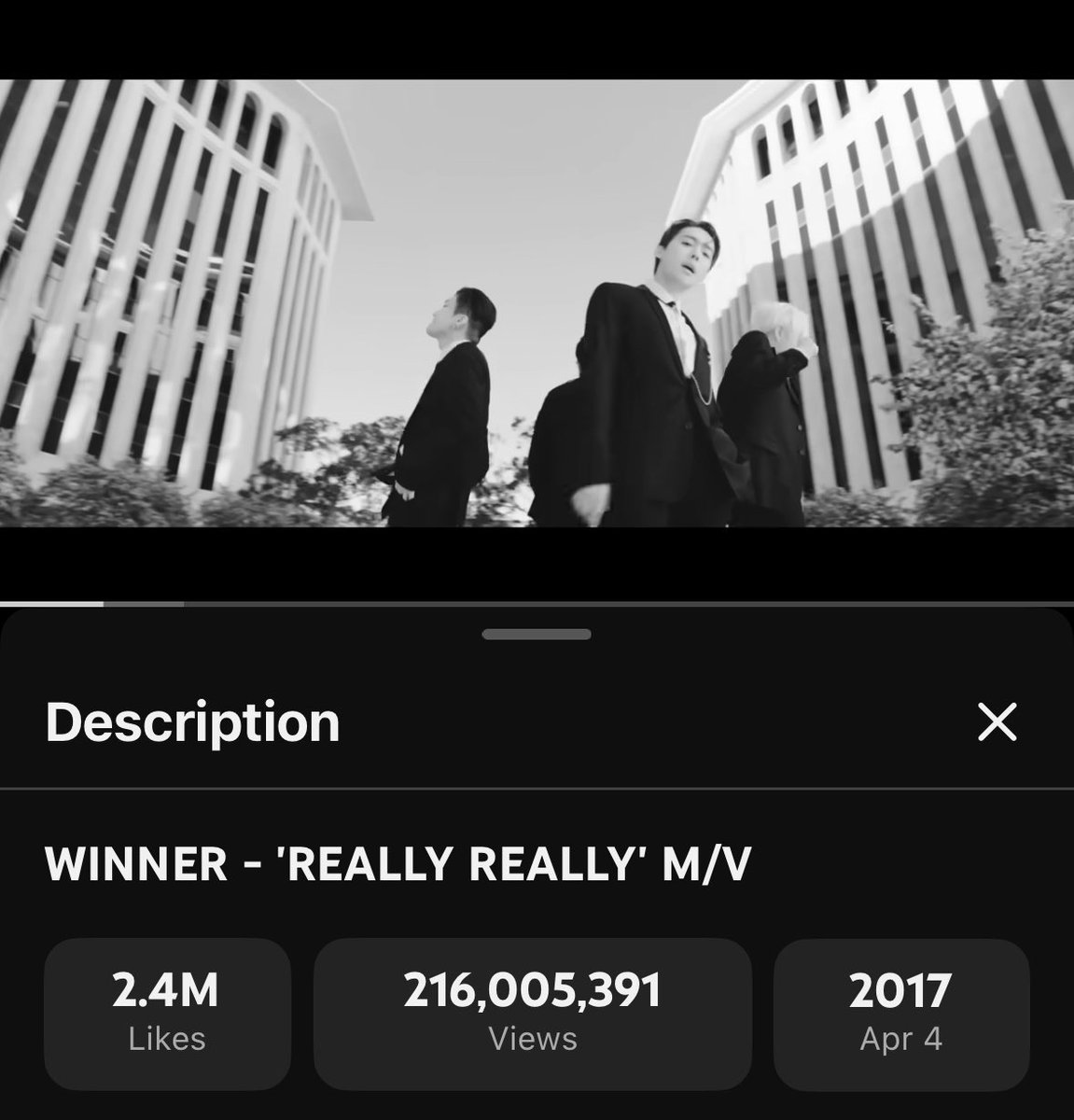 winnerpopbase's tweet image. #WINNER's 'Really Really' MV has officially surpassed 216M Views on Youtube! Thank you, #INNERCIRCLE!

#위너 #WINNER @yginnercircle