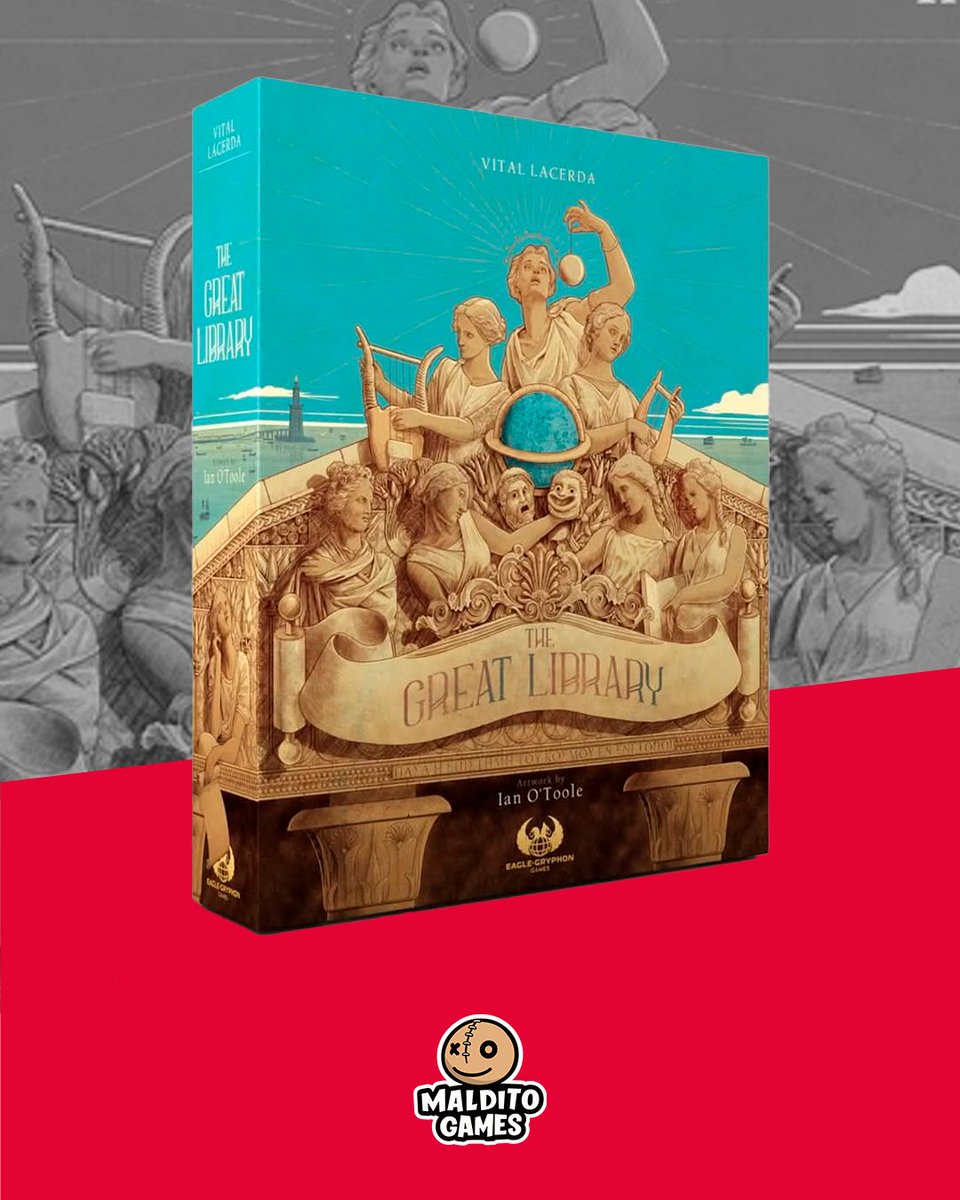 MalditoGamesES's tweet image. ¡Exclusivas que te harán volar la cabeza! 🤯🔥
Movers &amp;amp; Shakers 🚂 y The Great Library 📚 se suman a nuestro catálogo en 2026. Dos juegazos que surgen de campañas de micro mecenazgo… y los dos se vienen a casa. 😏🎲
📢 Sí, lo sabemos: los estabas deseando. 😎💪