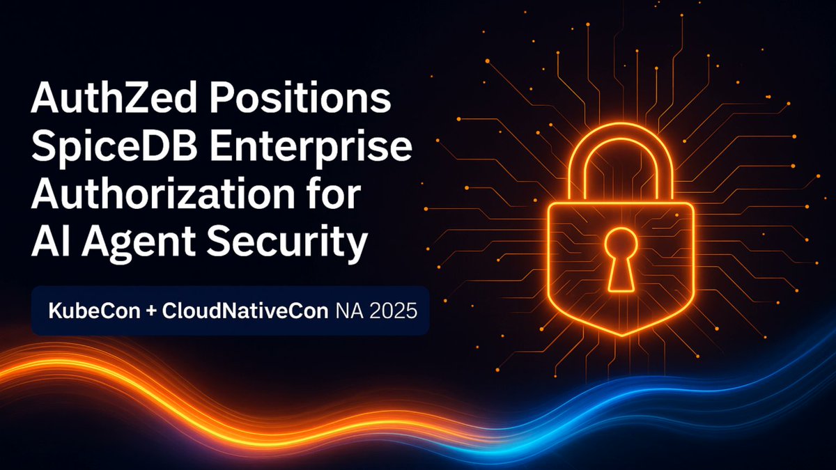 Eff_Connected's tweet image. AI agents need authorization, not just access.

At #KubeCon, AuthZed’s SpiceDB showed how to secure non-human identities with fine-grained, low-latency permissions.

Think: AI with traceability, accountability &amp;amp; human-in-the-loop control.

#AIsecurity #Authorization #SpiceDB