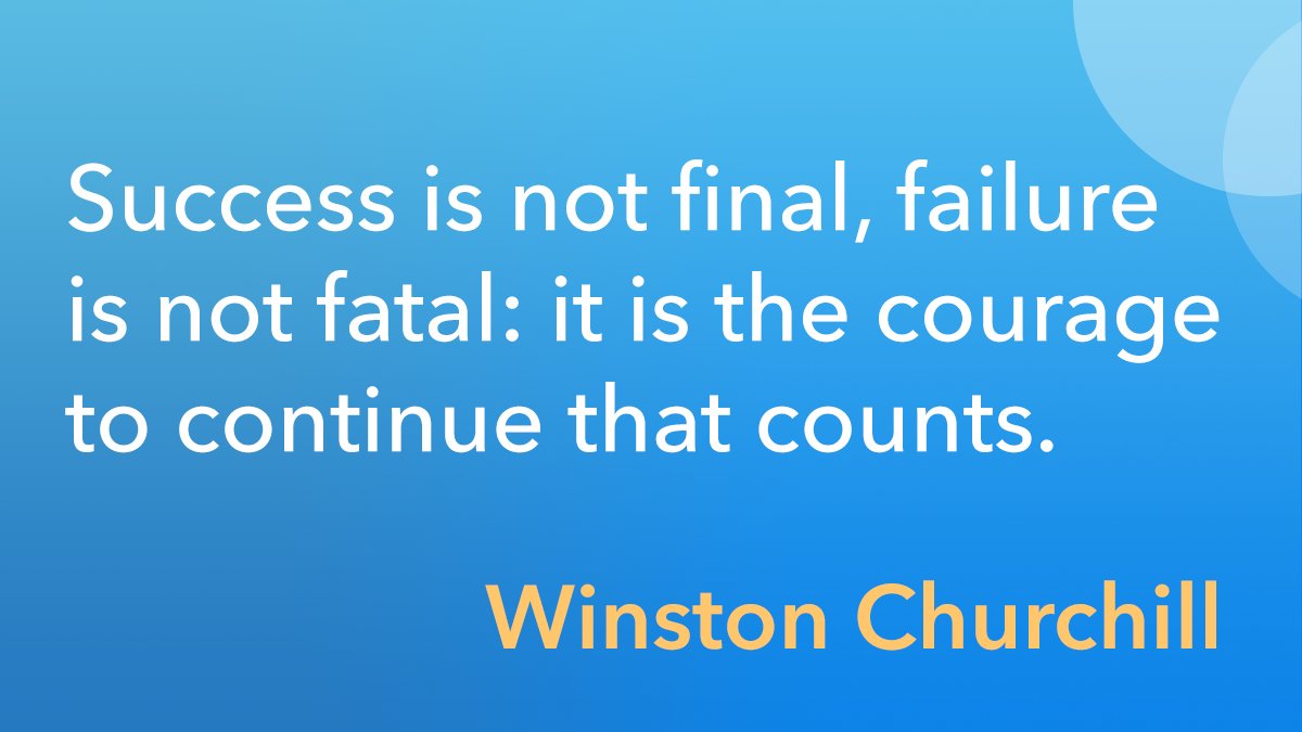 Don't stop when you succeed, and don't give up when you fail. Just have the courage to continue. That's the real win. 🚀

#Exemplars #WednesdayWisdom #ChurchillQuote #Persistence #TeacherMotivation #NeverGiveUp