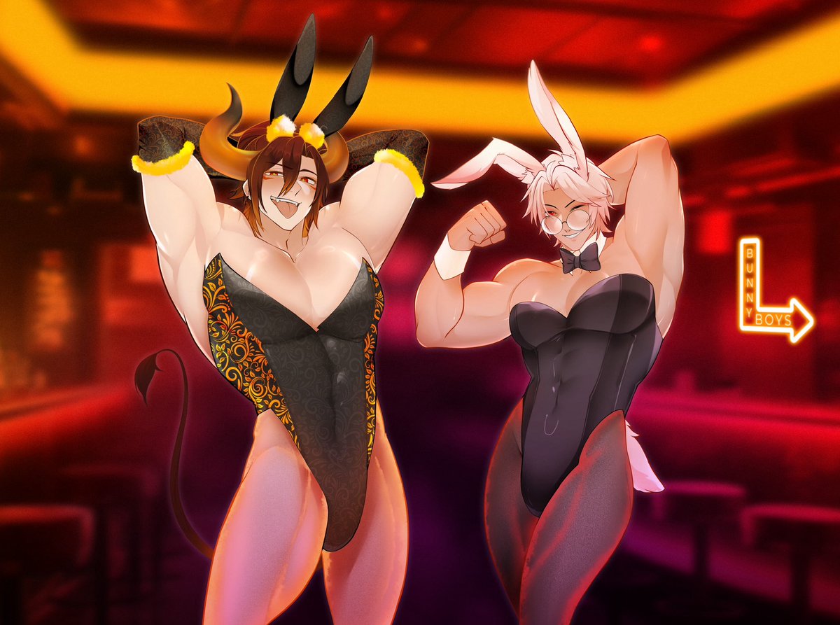BenjibunVT's tweet photo. “How can we serve you, master?”
@Gayven_VT 😘

-
-
-
🎨: @jonottoday 

#Bundraws #Artkijo 🧡🩷 https://t.co/fvX7QRVYG0