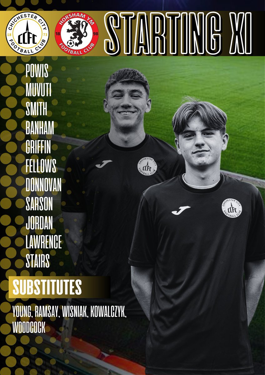 DevelopmentCCFC's tweet image. 📢 TEAM NEWS! 

This is how our U18s line up this evening as we welcome @horshamymfc to Oaklands Park.