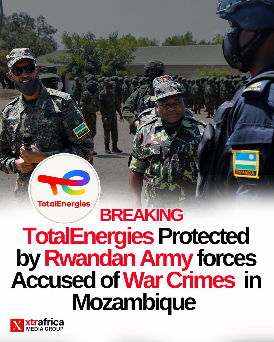 #JUSTICE⚠️ 𝗧𝗢𝗧𝗔𝗟𝗘𝗡𝗘𝗥𝗚𝗜𝗘𝗦 𝗣𝗥𝗢𝗧𝗘𝗖𝗧𝗘𝗗 𝗕𝗬 𝗥𝗪𝗔𝗡𝗗𝗔𝗡 𝗔𝗥𝗠𝗬 𝗔𝗖𝗖𝗨𝗦𝗘𝗗 𝗢𝗙 𝗪𝗔𝗥 𝗖𝗥𝗜𝗠𝗘𝗦 𝗜𝗡 𝗠𝗢𝗭𝗔𝗠𝗕𝗜𝗤𝗨𝗘

In a landmark legal move, the European Center for Constitutional and Human Rights (ECCHR) has filed a formal complaint in