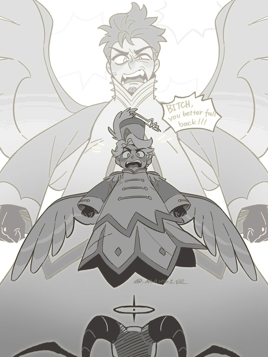 MAYGI0w0's tweet image. #HazbinHotelAbel #HazbinHotelAdam #HazbinHotelLute