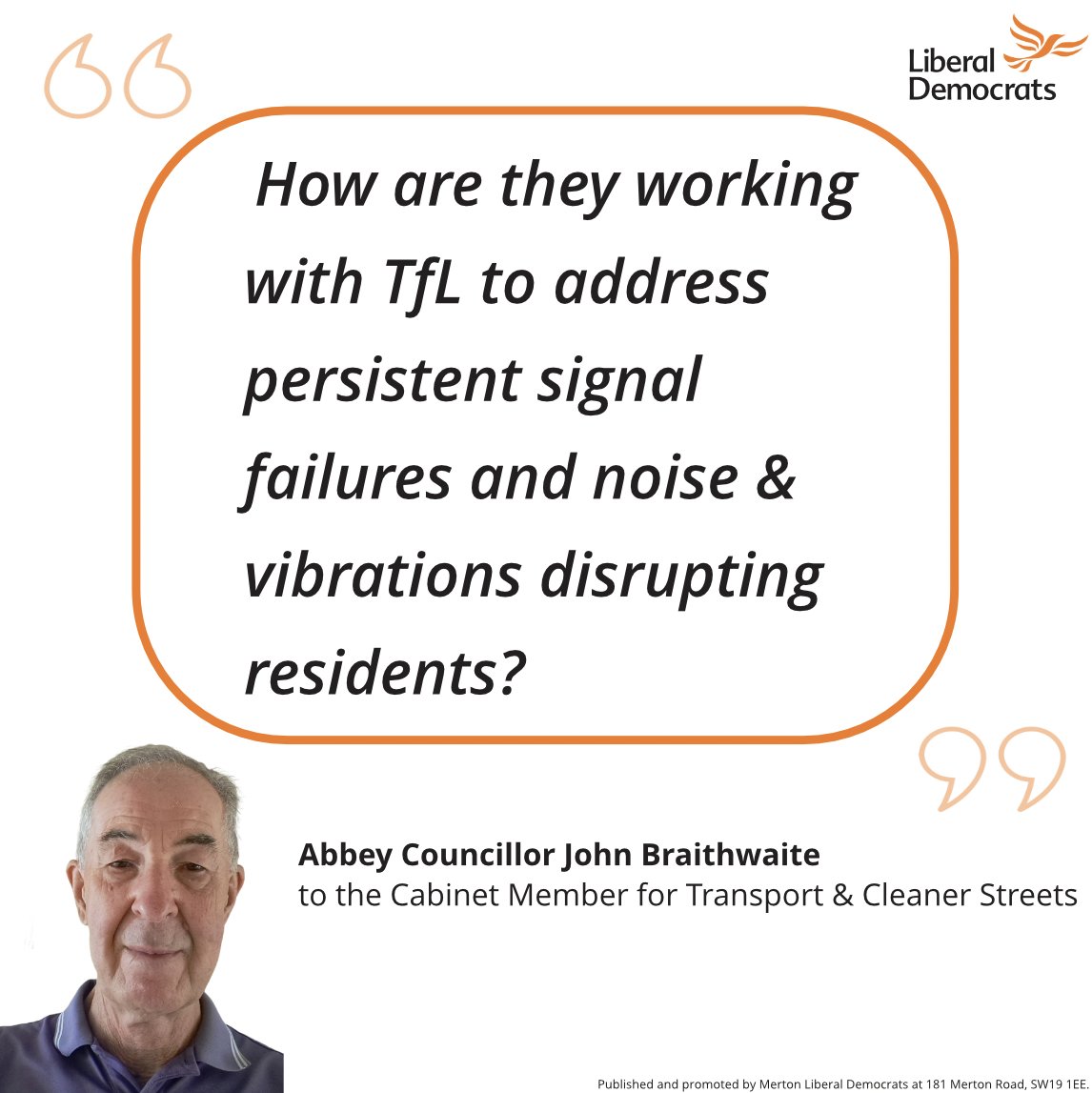 Tonight, we’re asking how <a href="/MertonLabour/">Merton Labour</a> are working with TfL to address District &amp; Northern Line signal failures, and Northern Line noise &amp; vibrations disrupting residents.