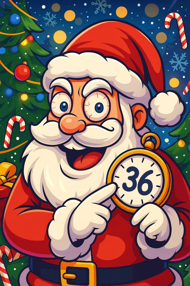 Ho Ho Ho! 🎅

Only 36 days left until the big Christmas pump day! 🎄