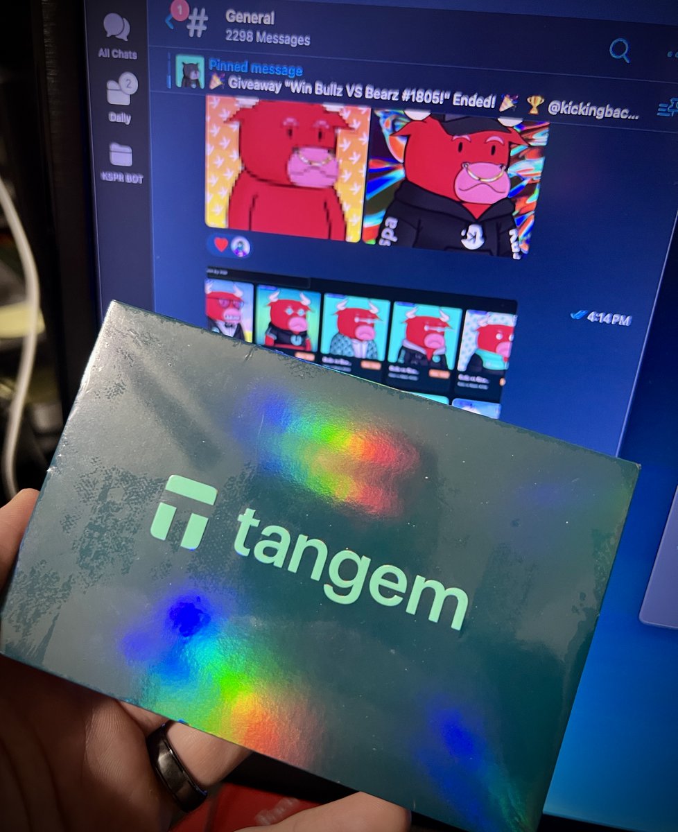 📦💙 #Tangem  already on its way to its new owner. 🙌 Thanks to everyone who jumped in.

Next Wallet Wars coming soon,

This Raffle:🔴🐂 RedBullz  vs 🟡🐻 PoohBearz...

Be ready 👀💎

$KAS #WalletWars #KasKritterz