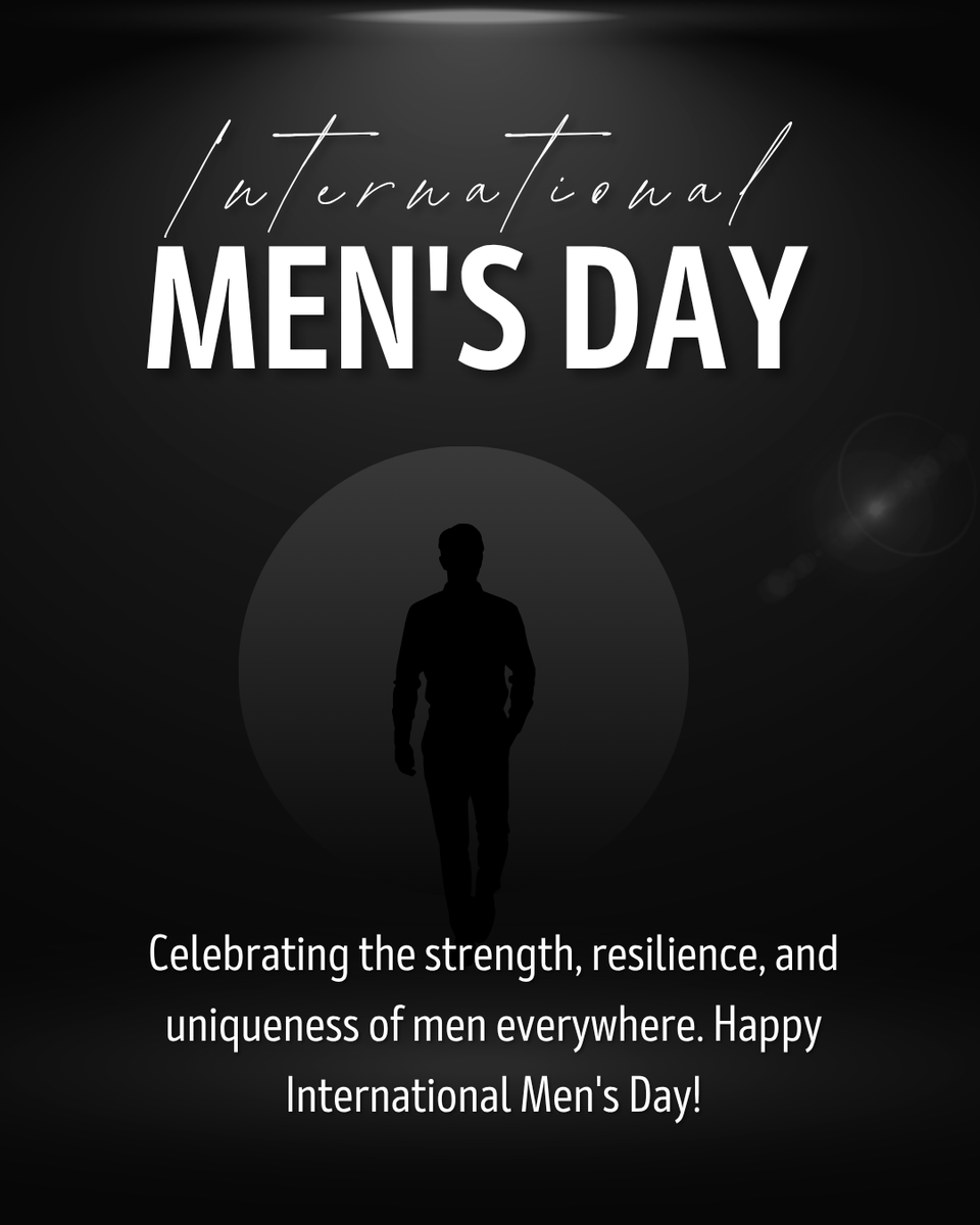 HelenWHanson1's tweet photo. Shout out to all men who, despite all odds and obstacles paved the way for themselves in this over-ambitious world. May you get more strength and love. 💪

Happy International Men's Day! ♂️

#InternationalMensDay #Holiday #November19th #MendsDay https://t.co/Oav80uJKzE