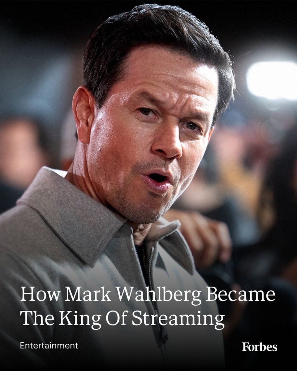 As theatrical releases decline, Mark Wahlberg has become the most bankable star on Netflix, Amazon and Apple—earning $20 million or more a movie—in a major paradigm shift of Hollywood economics. 

Full story: forbes.com/sites/mattcrai…
📸: Justin Ng/Avalon via Newscom
