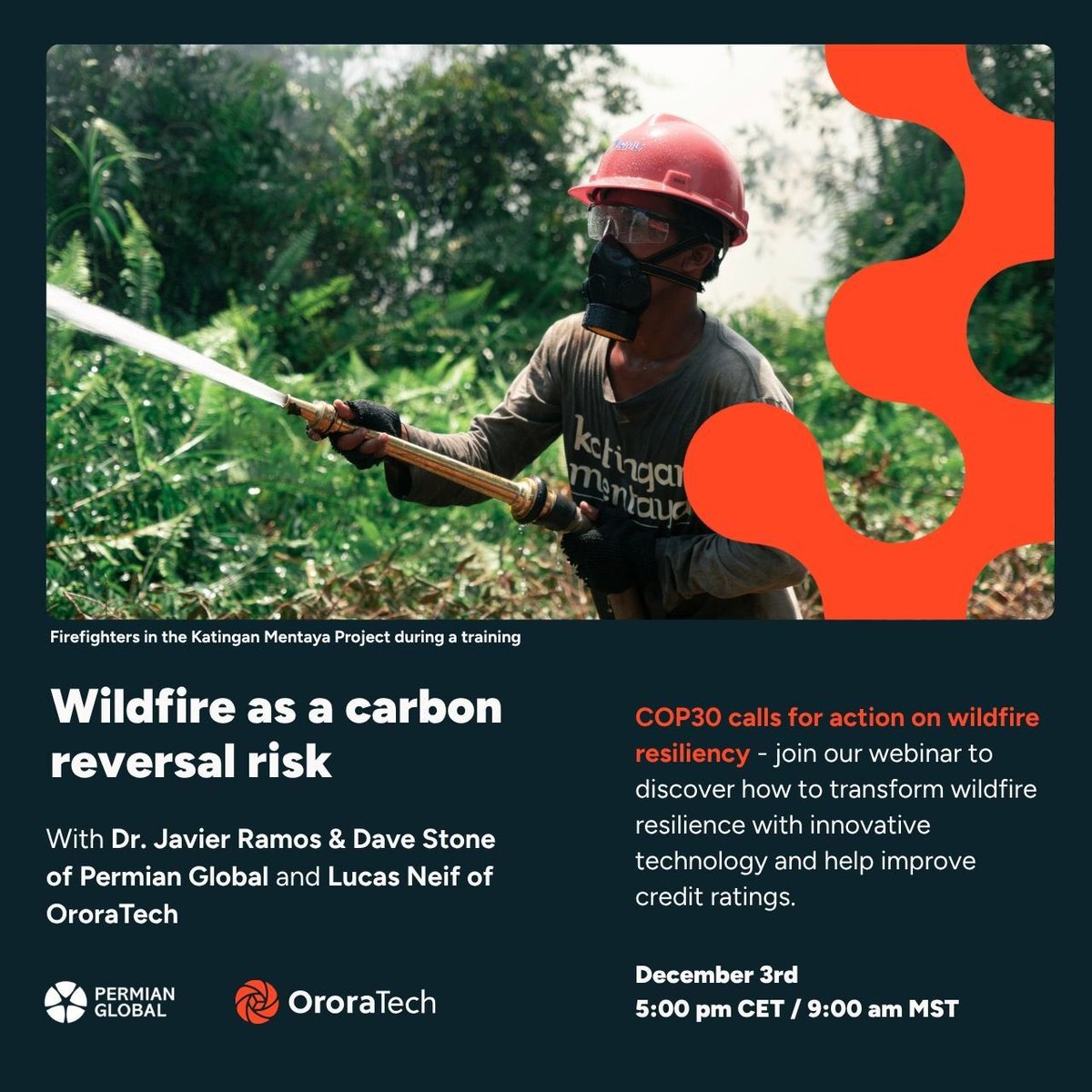 🚨 Wildfires cause 25% of global CO₂ emissions. 90% of that comes from few fires that spiral out of control.

Join our free webinar with <a href="/PermianGlobal/">Permian Global</a> to learn how satellite intel protects carbon projects and investors’ trust. 

👉 bit.ly/4pn5aFy 

#climatetech #COP30