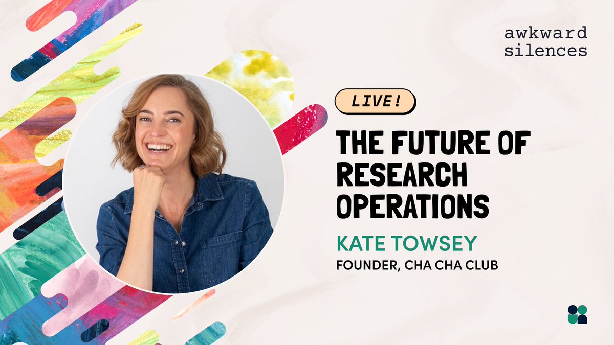 userinterviews's tweet image. Join us on Wednesday 12/3 at 3 pm ET as we discuss The Future of Research Operations w/ Kate Towsey of Cha Cha Club

We&apos;ll cover ReOps 2.0, the new ReOps Career Ladder, &amp;amp; what it all means for the future of the field

Save your spot (+ bring questions!) ⤵️ userinterviews.com/events/the-fut…