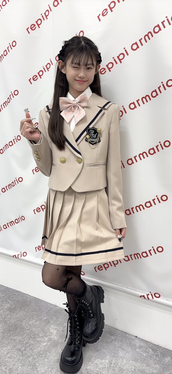 RT @Sari_Mizushima: @_repipi_armario #卒服 〜🎀 王道のブラウン系