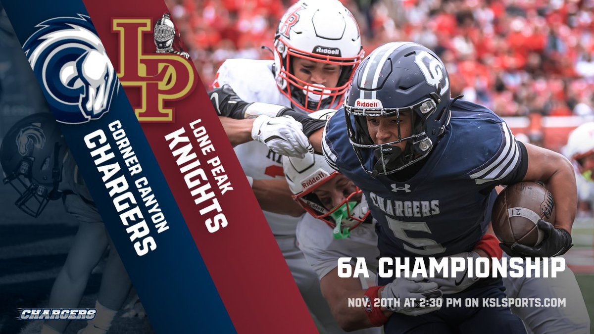 6A Championship! Corner Canyon vs. Lone Peak, Thursday at 2:30 PM on kslsports.com. <a href="/HSFBamerica/">High School Football America</a> <a href="/mjfrecruits/">MJF Football Recruiting</a> <a href="/MaxPreps/">MaxPreps</a> <a href="/Zack_Poff_MP/">Zack Poff</a> <a href="/SCNext/">SportsCenter NEXT</a> <a href="/SlingintheP/">Slingin’ the Pill Media™️</a> <a href="/kslsports/">KSL Sports</a> <a href="/KjarEric/">Eric kjar</a> <a href="/esuntafa_/">Esun Tafa</a> <a href="/Diesel_Dart/">Diesel Dart</a> <a href="/KaiMeza7/">Kai Meza 3⭐️</a> <a href="/valor7v7/">Valor7v7</a> <a href="/robby_whelan/">Robby Whelan</a> <a href="/MasonHam15/">Mason Hamilton</a> <a href="/Fvakapuna/">Fui vakapuna</a> <a href="/_MASONWOOD/">Mason Wood 3⭐️LB - '26</a>