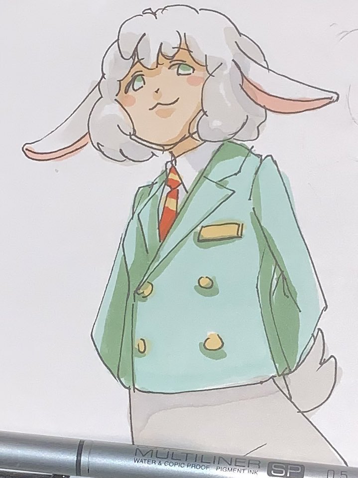 「#みなさん2年前の今頃はどんな絵描いてましたか ルートン(ルー◯インホテルズのキ」|ひじからのイラスト