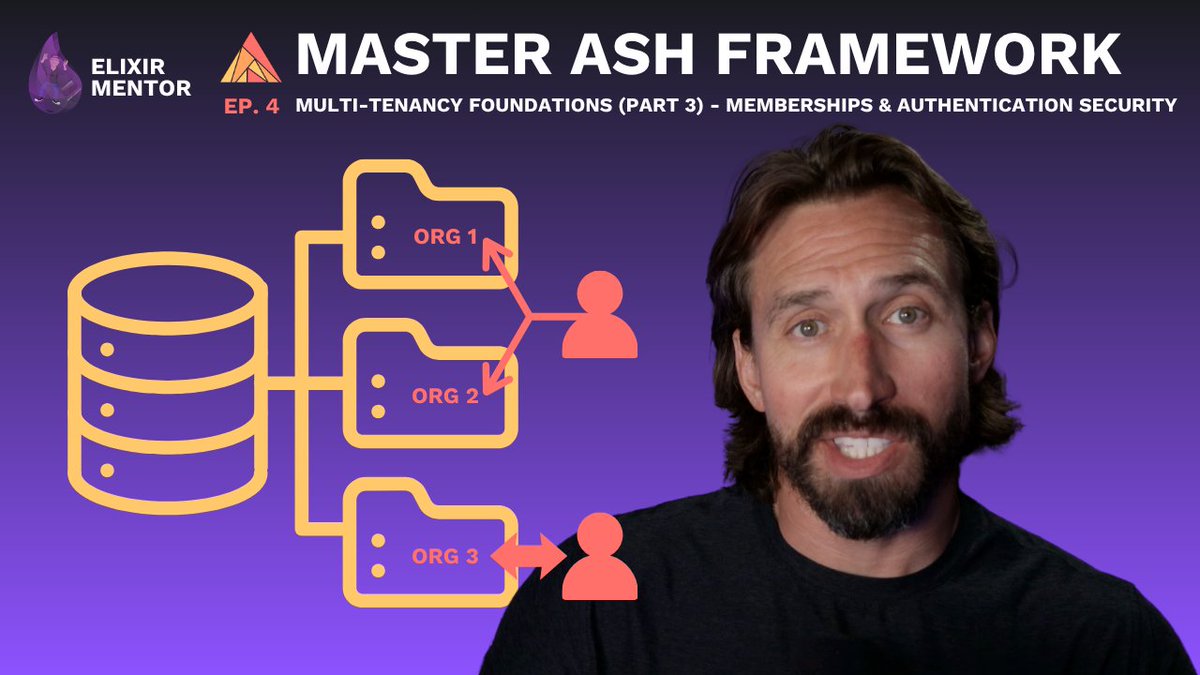 jacob_luetzow's tweet image. Teams need more than just owners! New @AshFramework tutorial on building proper multi-tenant memberships. Join tables, role-based access, and why we found a critical auth vulnerability. Episode 4: youtube.com/playlist?list=… #elixirlang #myelixirstatus