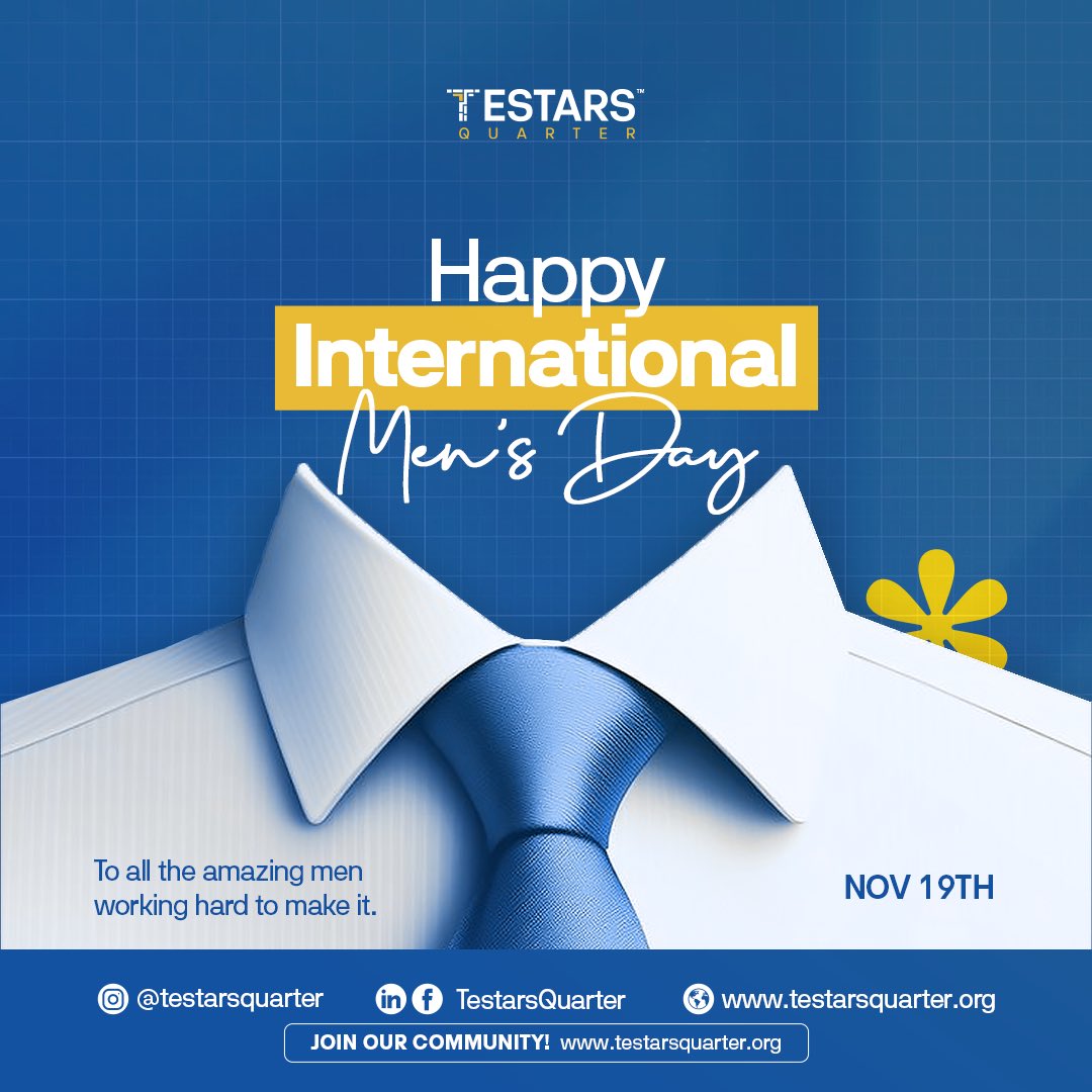 Happy International Mens Day to every man who shows up with strength, patience and quiet courage. 

You matter. Your presence matters. Your effort matters. 

We see you and we appreciate you. 💙