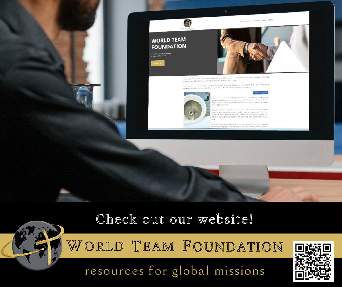 WorldTeamUS's tweet photo. The World Team Foundation was created by World Team to provide and promote new sources of funding for calling, equipping, and sending Christian missionaries to unreached people around the World.
How can you be involved? Check us out!
https://t.co/uGZJ9dYPo2 https://t.co/S0SPesry3r