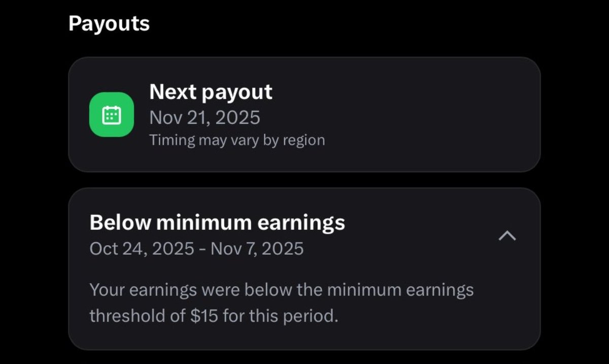 gmxApollo's tweet image. Some people's payout threshold is $10, some are $15. Why is there such a difference?

What is your payout threshold?