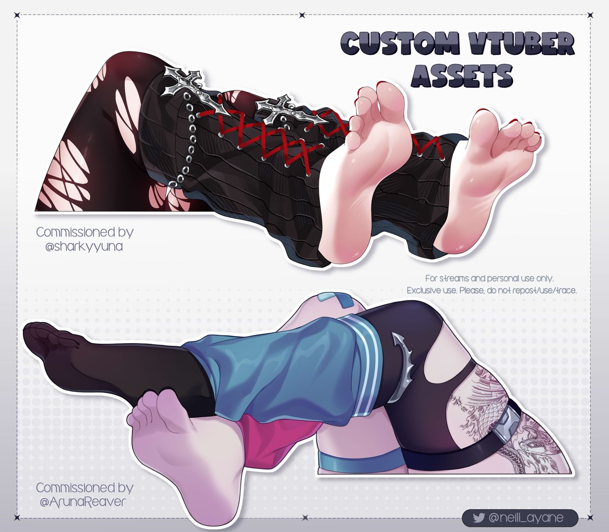 neill_ayane's tweet image. Some legs assets
#Vtuber #VTuberAssets