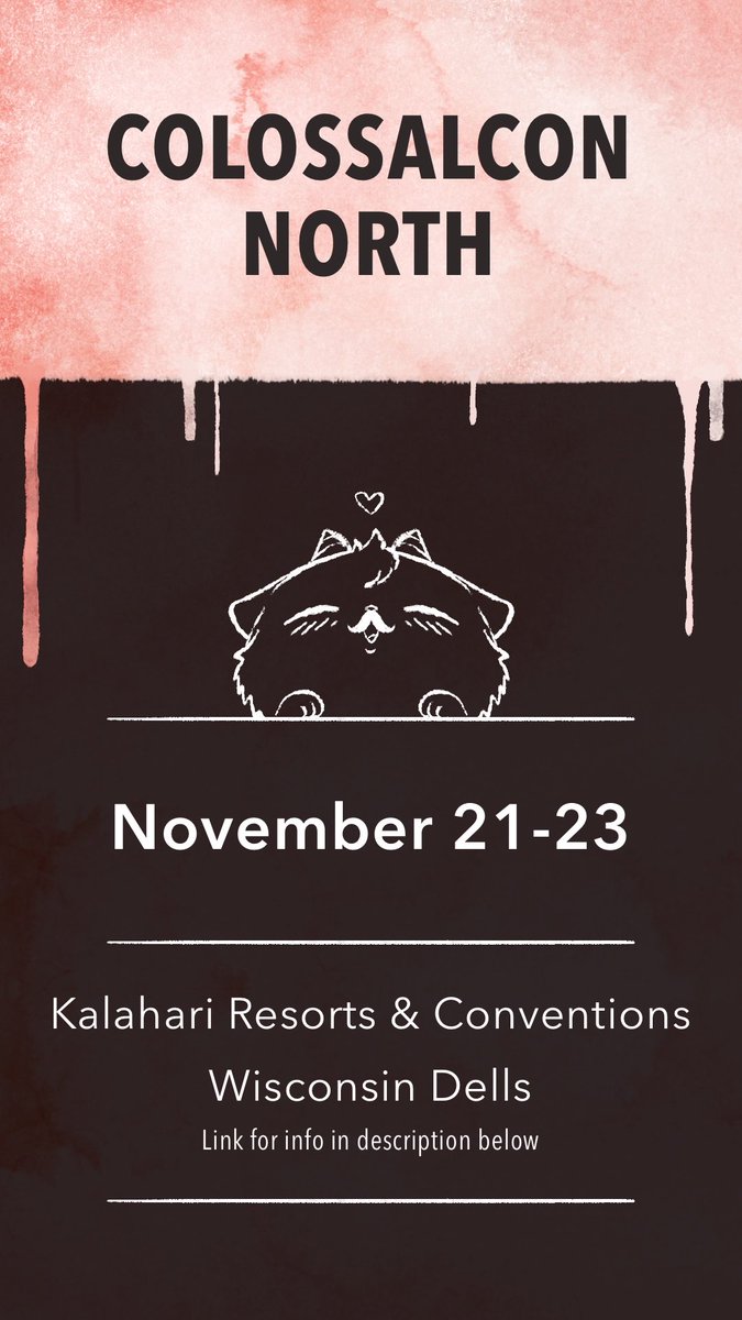 alliekatten's tweet photo. COLOSSALCON NORTH!🌸
( November 21-23 )

Can’t wait to see everyone again for our final convention of the year!!🌸✌️

https://t.co/i6xGqHmbO6
@ColossalCon https://t.co/k8GAEAFNeW