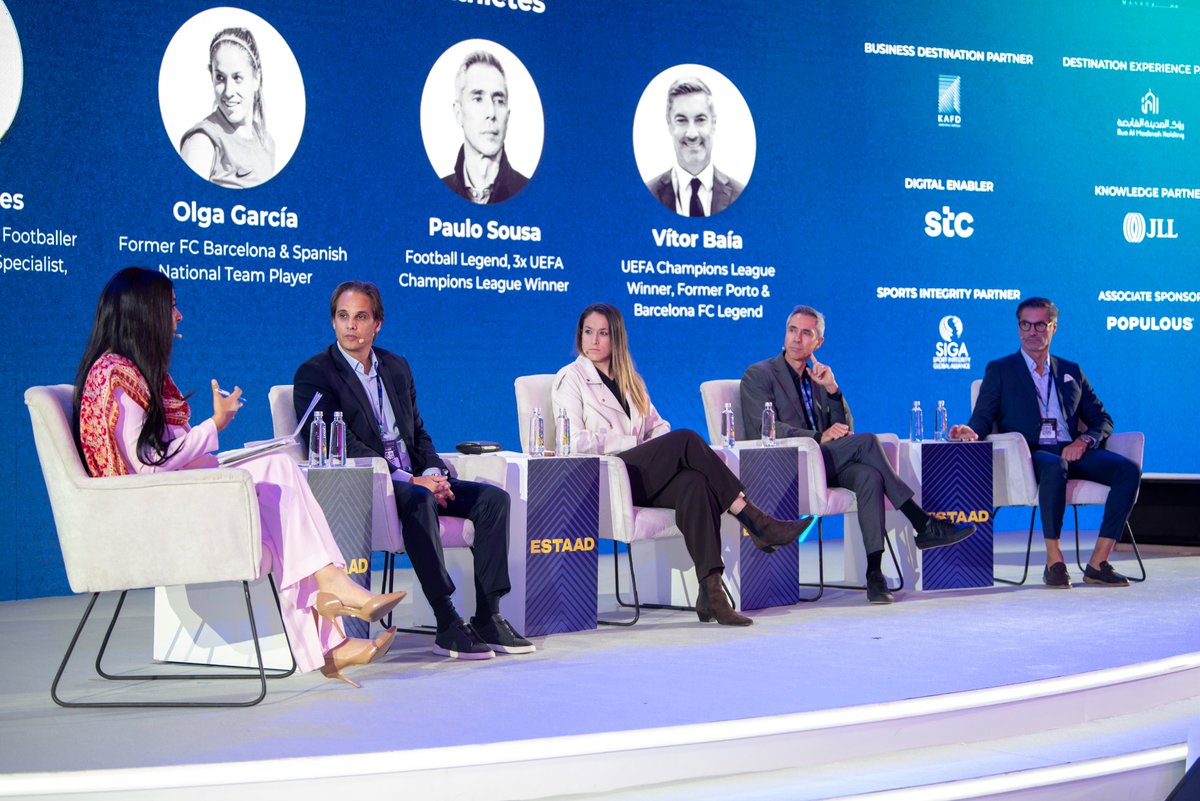 The ESTAAD stage brought together four football legends and there's still more ahead.

Don’t miss the inspiring sessions still to come on Day 3 and Day 4.... We certainly won’t!

📅 17–20 November 2025
📍 ESTAAD, Cityscape Global – Riyadh Exhibition &amp; Convention Centre (Malham)