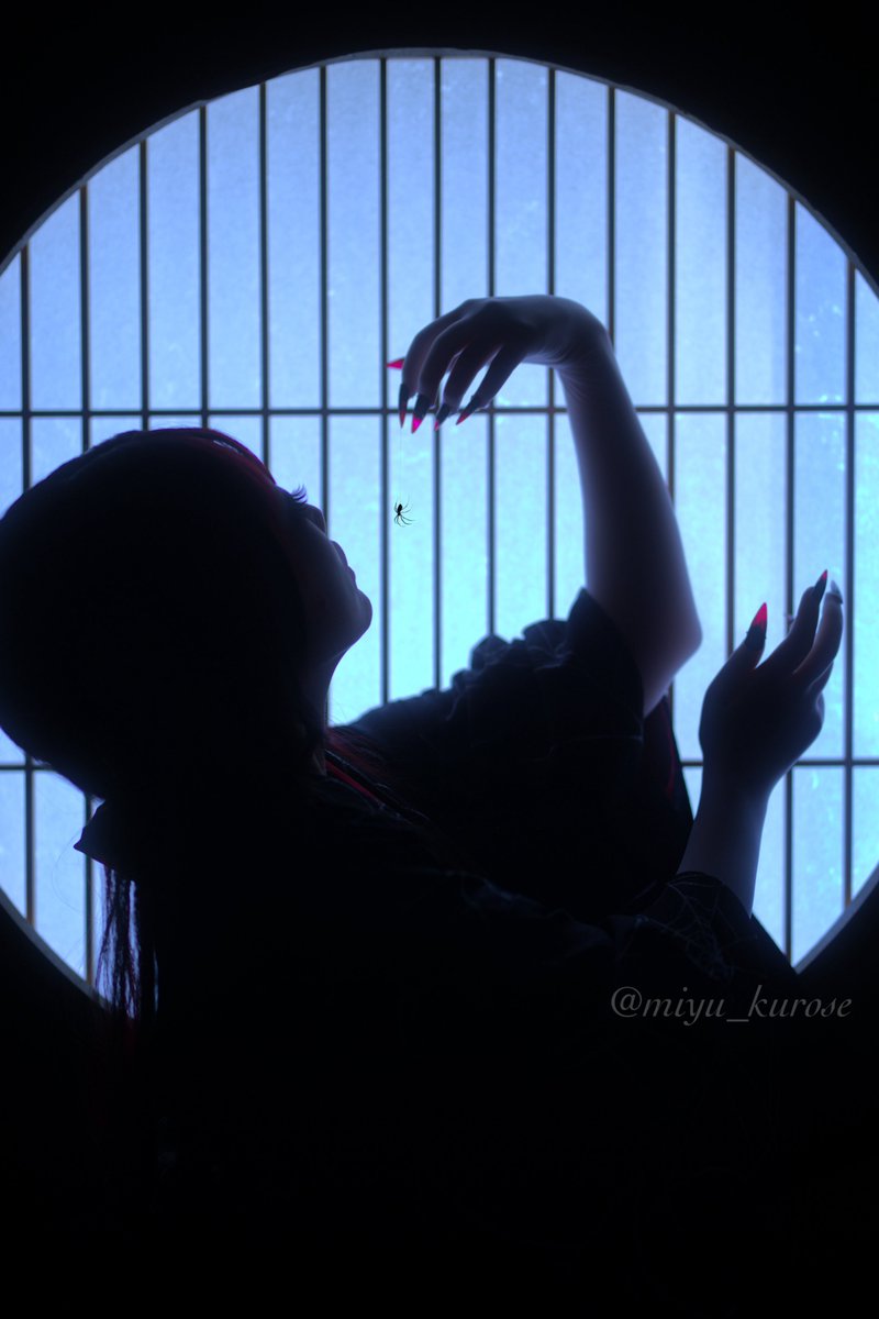 miyu_kurose's tweet image. 【創作Cosplay : 女郎蜘蛛🕷🕸】

遊戯

Make up:@shii__xxx 
Photo:@bashibashi_snow 
Studio:@_ShinanoMaru_